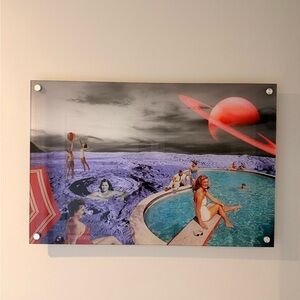 Custom Iris Allison - 1/1 Surreal Planetary Pool Art Print